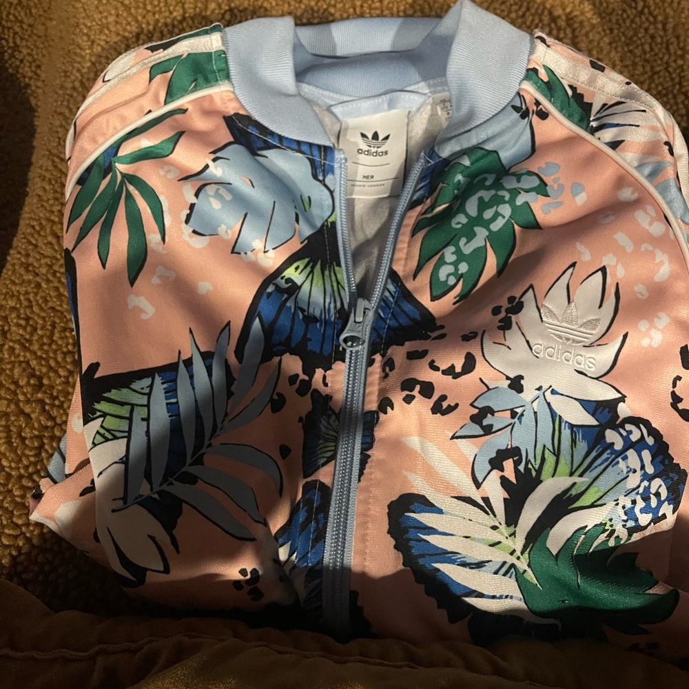 Adidas  HER STUDIO LONDON ANIMAL FLOWER jacket for girls size XL